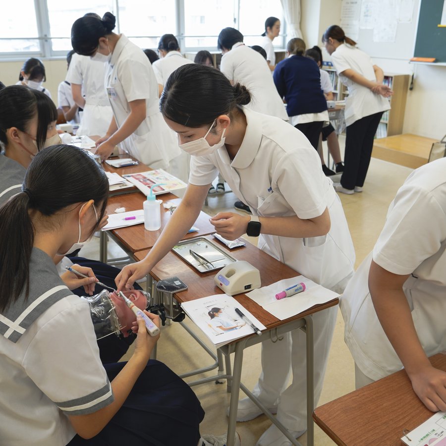 仕事体験ブースの様子 1